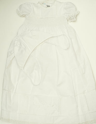 Beautiful White Baby Gown 3pc