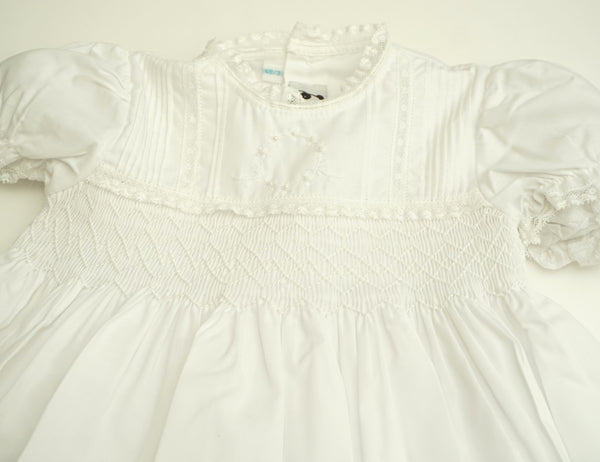 Beautiful White Baby Gown 3pc