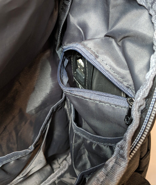 Mission Possible Backpack With USB Connector & Thermally Insulated Pouch