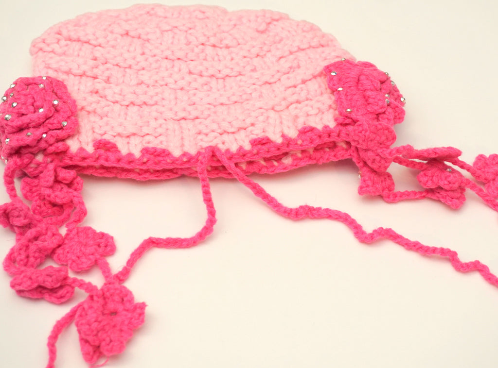 Fun Flower Wool Hat
