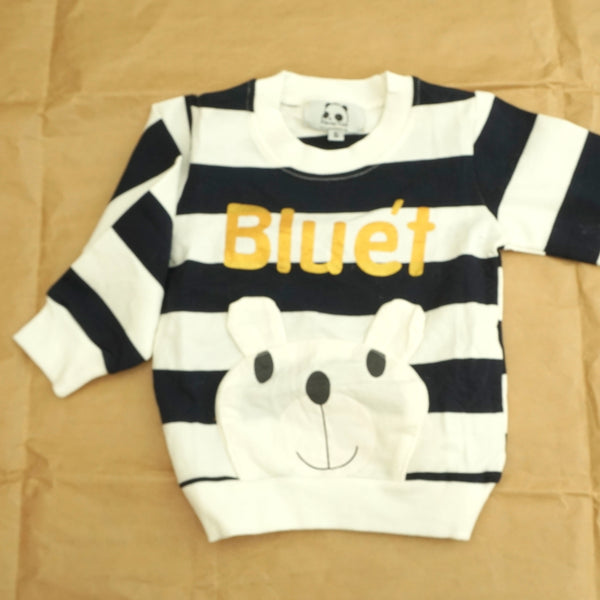 Stripe A Bear Sweater