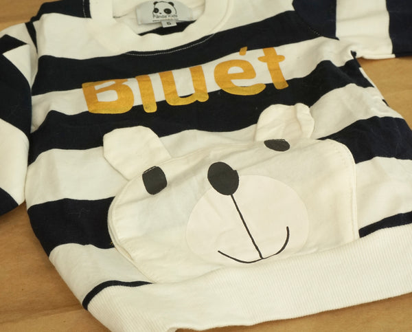 Stripe A Bear Sweater