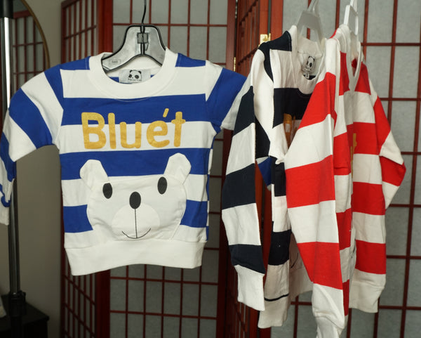 Stripe A Bear Sweater
