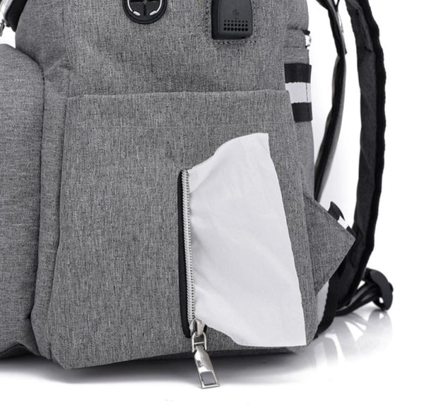 Mission Possible Backpack With USB Connector & Thermally Insulated Pouch